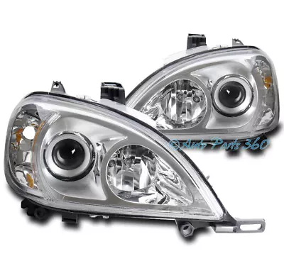 For 98-05 Mercedes-benz W163 Ml320 Ml430 Ml55 Chrome Projector Headlights Lamps • $231.95