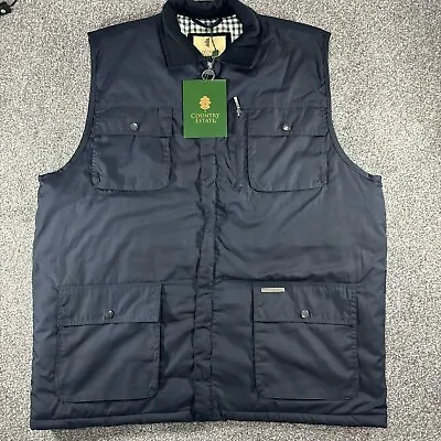 Country Estate Silverdale Navy Blue Gilet/bodywarmer Size Extra Large XL • £19.99