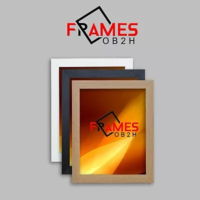 Modern Black White Oak  A1 A2 A3 A4 A5 36 X 24  Picture Frames All Sizes • £4.45