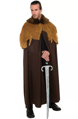Game Of Thrones Renaissance Medieval Warrior Adult Cloak Costume • $41.83