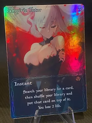 Vampiric Tutor [Alternative Custom Art] Hyperion Card • $6.27