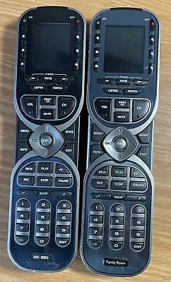 Lot Of 2 X URC MX-880 Universal Programmable Remote Control  - 1 Missing BATTERY • $38