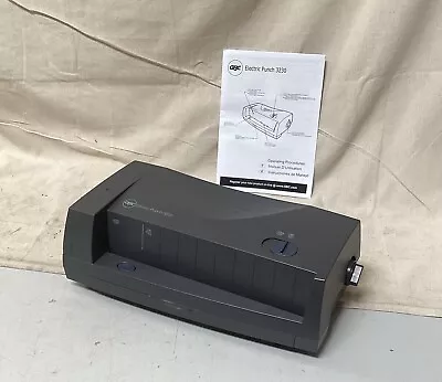 GBC 3230 7704270 2-3 Hole Electric Paper Punch 24 Sheet Cap Metal/Plastic 9/32  • $50