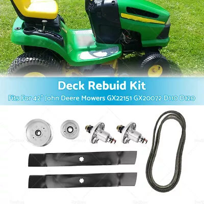 Deck Rebuid Kit For 42  John Deere Mowers GX22151 GX20072 D110 D120 • $141