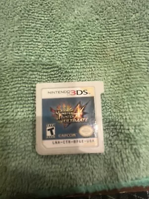 Monster Hunter 4 Ultimate (3DS 2015) Cartridge Only.  Tested & Working • $19.95