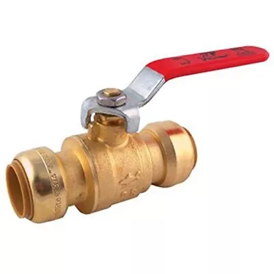 SharkBite 22185-0000LFA Ball Valve 3/4 Inch X 3/4 Inch Water Valve Shut Off Pu • $38.68