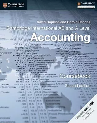 Cambridge International AS And A Level Accounting Coursebook Hopkins David & R • £21.09