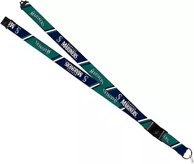 Seattle Mariners Lanyard Keychain Double Sided Breakaway Safety Design Adult... • $14.79