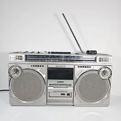 Vtg Magnavox D8127 Power Player Boombox Ghettoblaster 4 Band Stereo Cassette • $89.95