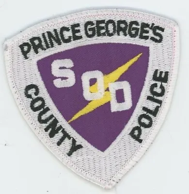 Maryland Md Prince Georges County Police Sod Nice Shoulder Patch Sheriff • $3.99