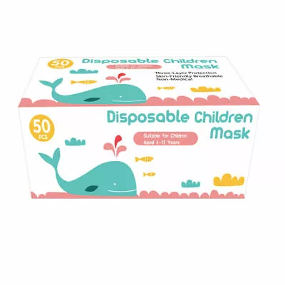 Children's Disposable Face Mask - 50 Pack • $9.90