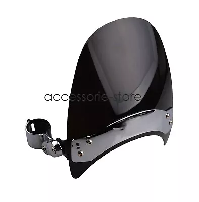 $67.98 • Buy Black Windscreen Windshield For Yamaha VMAX 1200 VSTAR XVS1100 XVS650 XVS950