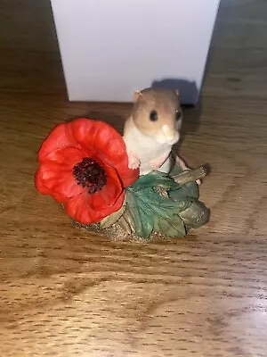 £18 • Buy Border Fine Arts Harvest Peace Mouse And Poppy