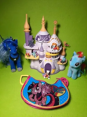 My Little Pony Friendship Is Magic Canterlot Castle + Plush + Figures & Purse!!! • $44.95