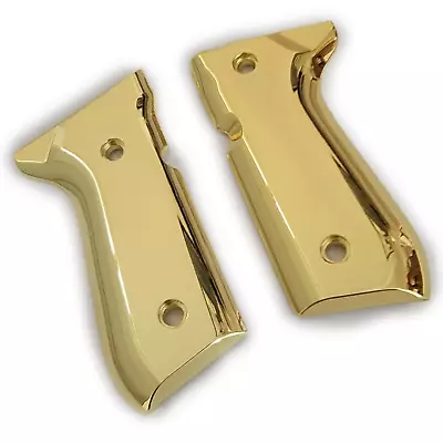 Beretta 92/96 Grips Beretta 92F 92FS M9 96 Models Real Gold Plated • $71.10