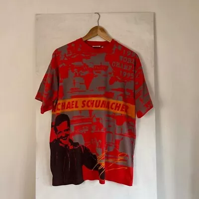 Very Rare Vintage 1995 Michael Schumacher F1 Formula One T-Shirt • £50