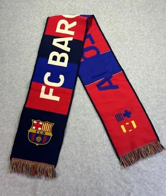 FC Barcelona Soccer Futbol Scarf • $15