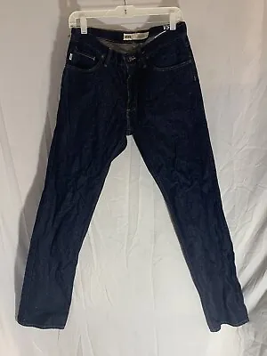 Vans Men Jeans 32x34 Blue Denim V56 Standard Modern Fit Dark Wash Pre-owned • $15