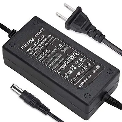 $16.30 • Buy DC 12V 3A Power Adapter, 100-240V AC To DC 12V 3A 36W Power Suppy With Barrel...