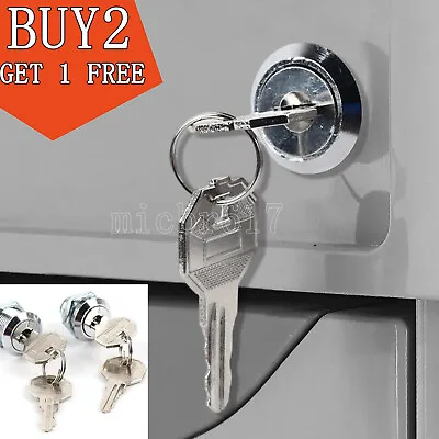 Cam Lock Locker Furniture Lock Post Mail Box Lock Camlock Cabinet Drawer Keys • £3.02