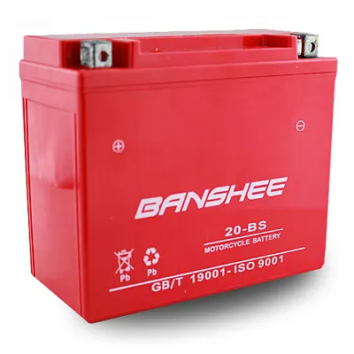 Banshee Replaces Yuasa YTX20-BS Motorcycle Battery • $69.88