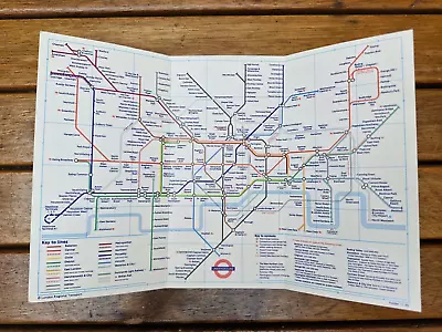November 1995 London Underground Pocket Map Tube Map You Can't Beat The Tube • £9.95