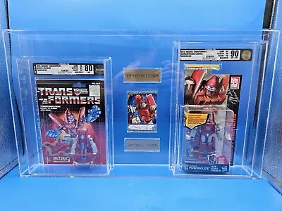 1985 G1 Transformers Powerglide  2015 PG & TF Optimum Artist Proof  AFA 80  • $280