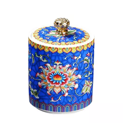 Enamel Tea Porcelain Condiment Jar Storage Jars Ceramic Can Ceramics • £14.99