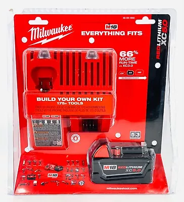 *BRAND NEW* Milwaukee M18 Redlithium XC5.0 18V Starter Kit - Battery + Charger • $65