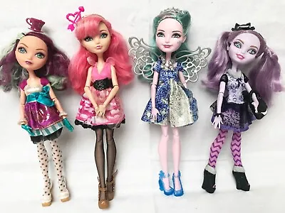 Ever After High Doll Bundle Madeline C.A Cupid Farrah Goodfairy Kitty Cheshire • £58.99