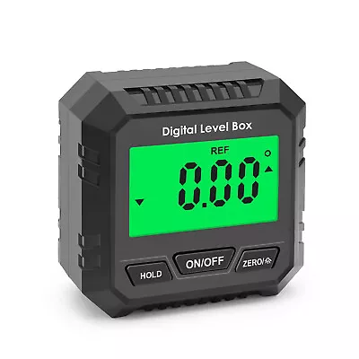 360° Magnetic Angle Finder Digital Protractor Level Box Inclinometer Bevel Gauge • $13.90