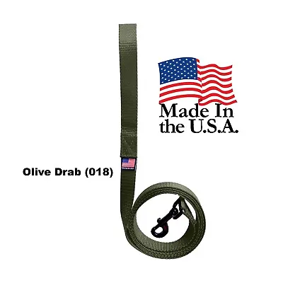 Dog Leash Lead Long Obedience Recall Training Tracker OLIVE DRAB Made In The USA • $9.99