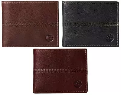 Timberland Men's Genuine Leather Sportz Quad Bifold Wallet • $19.99