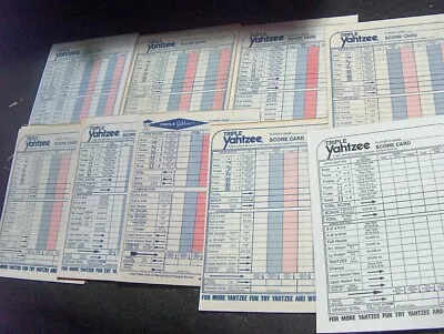 200 Triple Yahtzee Score Sheet Pad Cards • $14