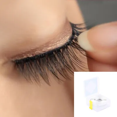 £3.98 • Buy 1Roll Reusable Self-Adhesive Glue-Free Eyelash Glue Strip False Eyelashes Mak&vi