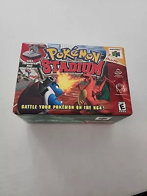 Pokemon Stadium Nintendo 64 N64 Big Box Only NO MANUAL NO GAME CARTRIDGE  • $99.99