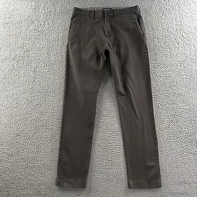 J.Crew Mercantile Mens Pants Gray Size 29x32 Chino Flex Straight Cotton Blend • $24.49