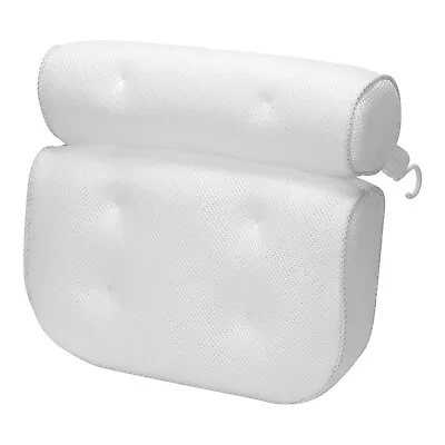 Spa BathTub Pillow 3D Mesh Neck Head Support Relax Home Massage Cushion W/Hook • $22.98