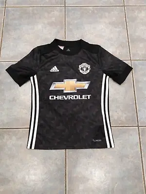 Adidas 2017 Manchester United Soccer Jersey Youth Small • $11.62