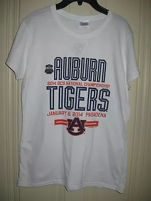 Med Auburn Tigers Shirt 2014 BCS Championship Game 37  Chest  • $5