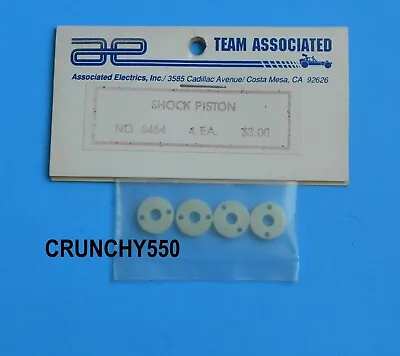 Team Associated 6464 Shock Pistons For RC10 Classic Graphite Team Worlds NIP RC • $10.10