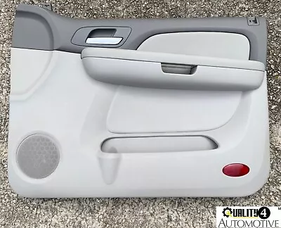 2007-2011 Gmc Yukon Escalade Oem Front Right Passenger Interior Door Panel Gray • $219