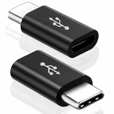 Micro USB Female To Type C Male Adapter Converter Micro-B To USB-C Connector LOT • $3.99