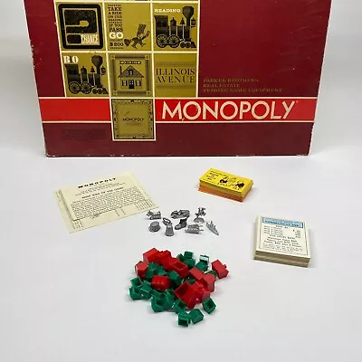 Vintage 1964 Monopoly Red Box Replacement Parts - Your Choice • $5.99