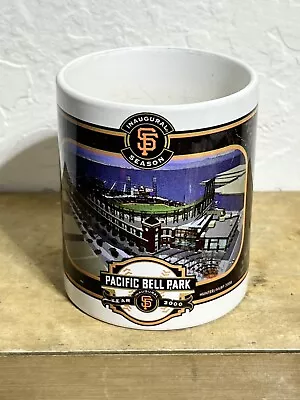 Vintage San Francisco Giants Coffee Mug 2000 Inaugural PAC Bell Park LINYI • $20