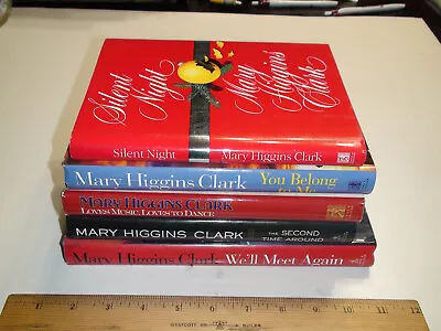 Mary Higgins Clark Hardcover Book Lot Of 5 With DJ - Collection #7 • $14.95