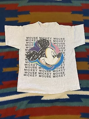 Vintage Mickey Mouse Disney By Jerry Leigh Shirt Large Single Stitch 90’s  • $25