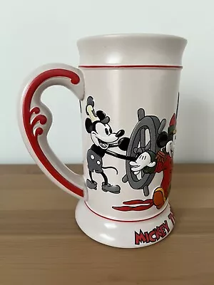 Micky Mouse Through The Years Tankard Ceramic Stein Mug 20 Oz • $15.99