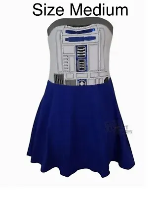 Star Wars Dress R2D2 Costume Fashion Fun Tube Top Medium Dress Up Halloween USA • $25.77