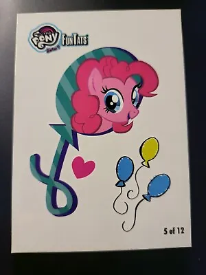 2017 Hasbro My Little Pony Friendship Is Magic Pinkie Pie FUNTATS Card #5 • £3.79